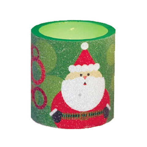 Ho Ho Ho Wax Candle Lantern