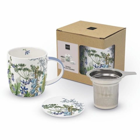 Donatella Tea Mug with Lid & Strainer