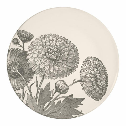 Botanical Flowers Dessert Plate