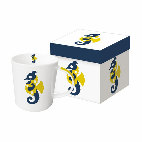 Amalfi Seahorse Gift-Boxed Mug