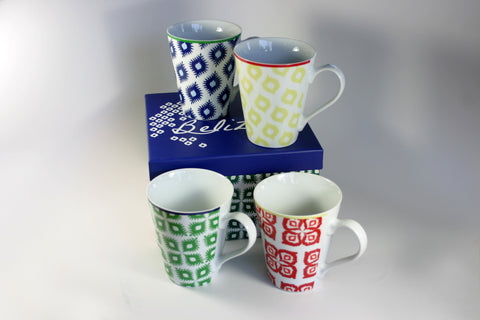 Belize Gift Boxed 4-Mug Set