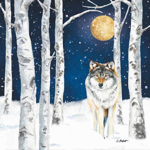 Winter Wolf Lunch Napkins