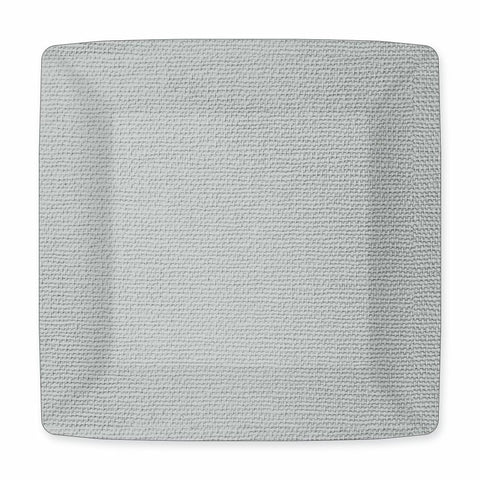 Canvas, silver 7" square paper plate