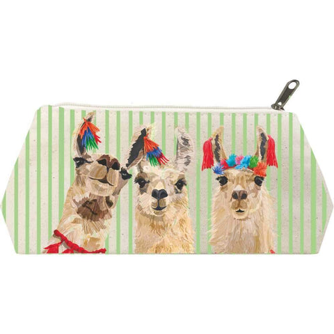 Llama Amigos Canvas Cosmetic Bags