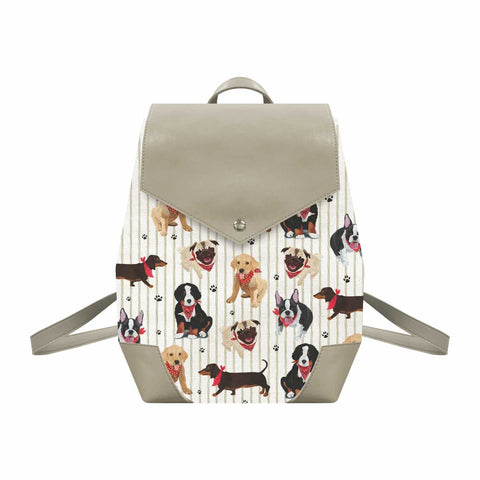 The Bark Bark Gang Canvas Backpack