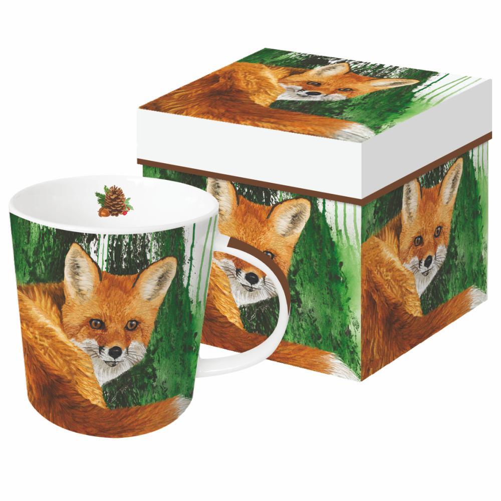 Set of 4 outlet woodland animal mugs, stag mug, hare mug, fox mug, country kitchen, farmhouse decor, pink coffee mugs, country animals, fox gifts